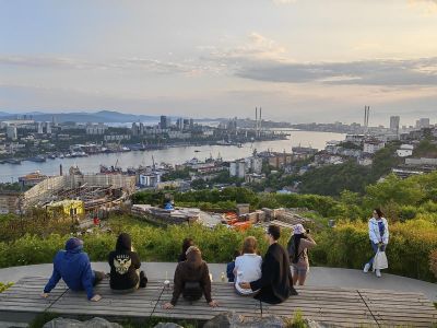 Панорамы вечернего Владивостока