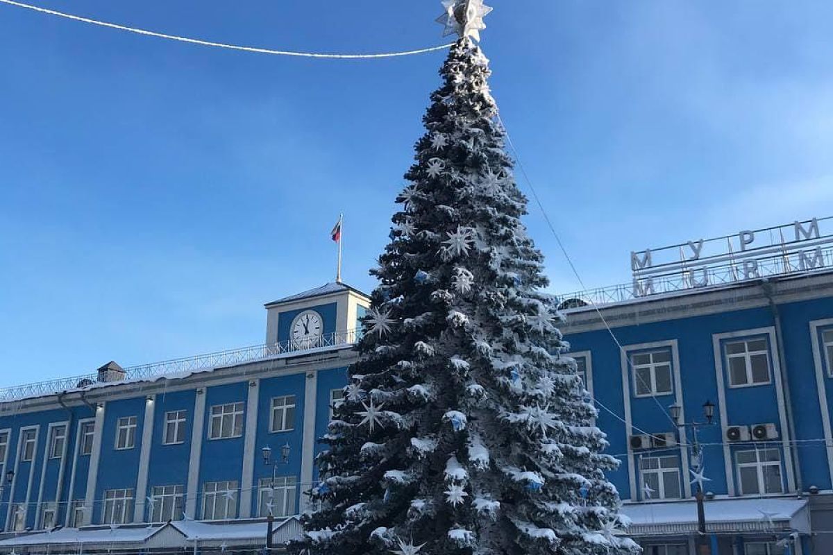 Панорамный Мурманск (зима)