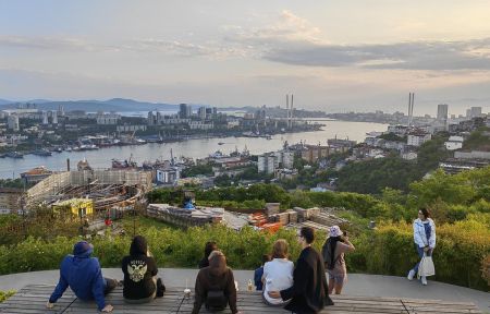Панорамы вечернего Владивостока