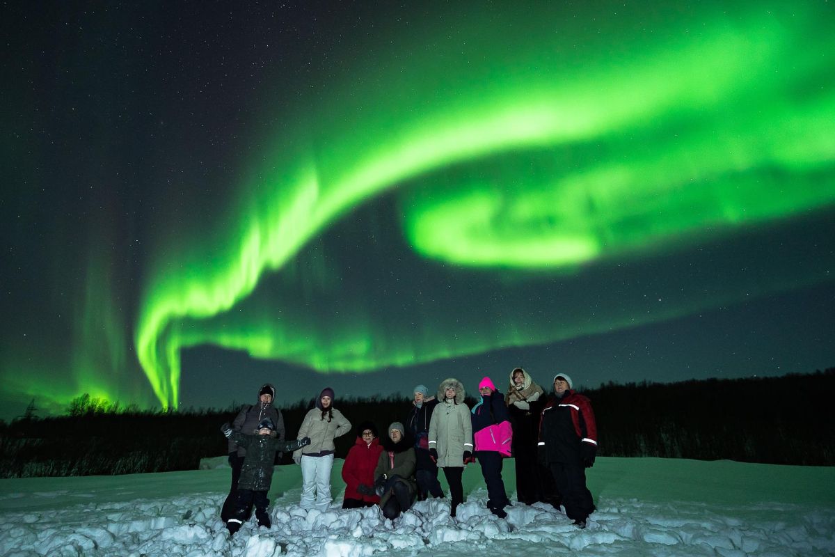 Охота на Северное сияние (зима)