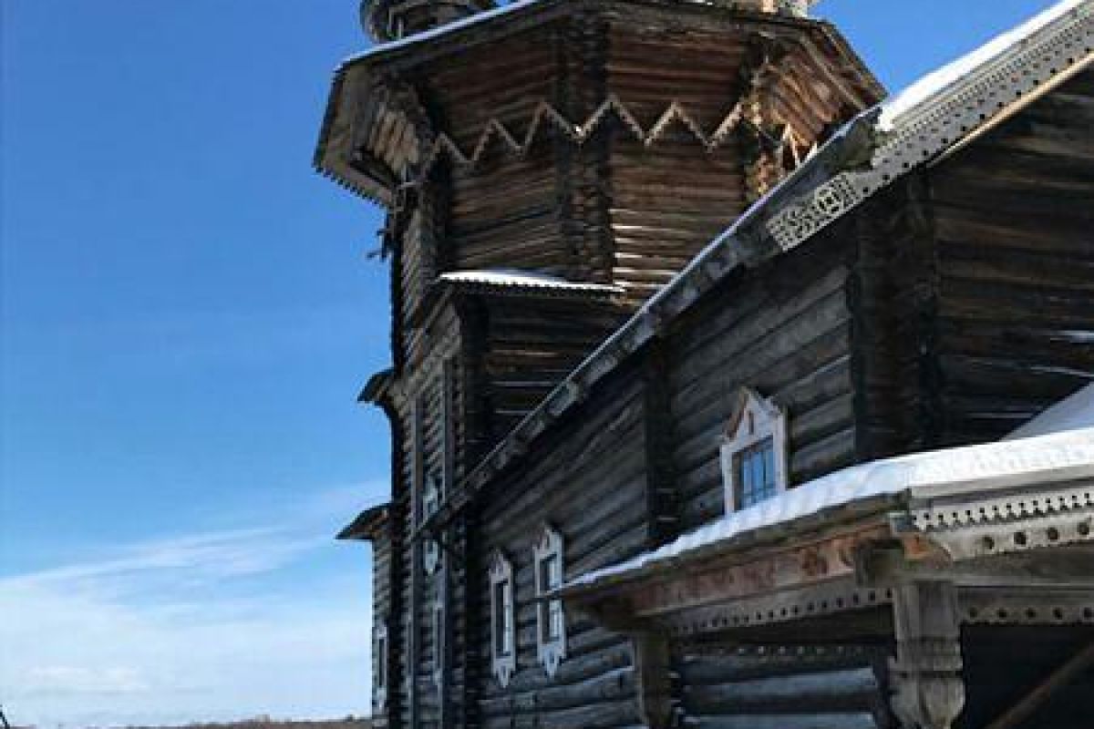 Кижские узоры. Снегоходный тур на Кижи.