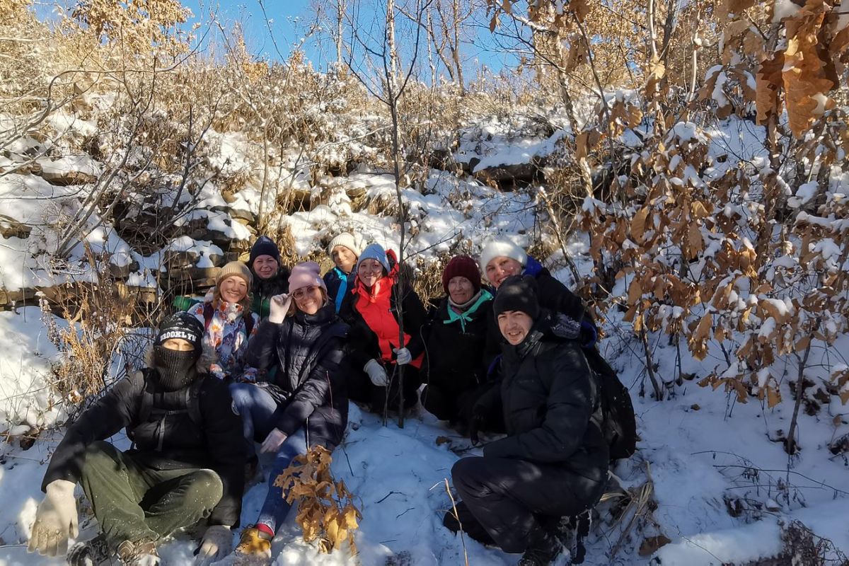 Поход выходного на Михайловские столбы (Приамурье)