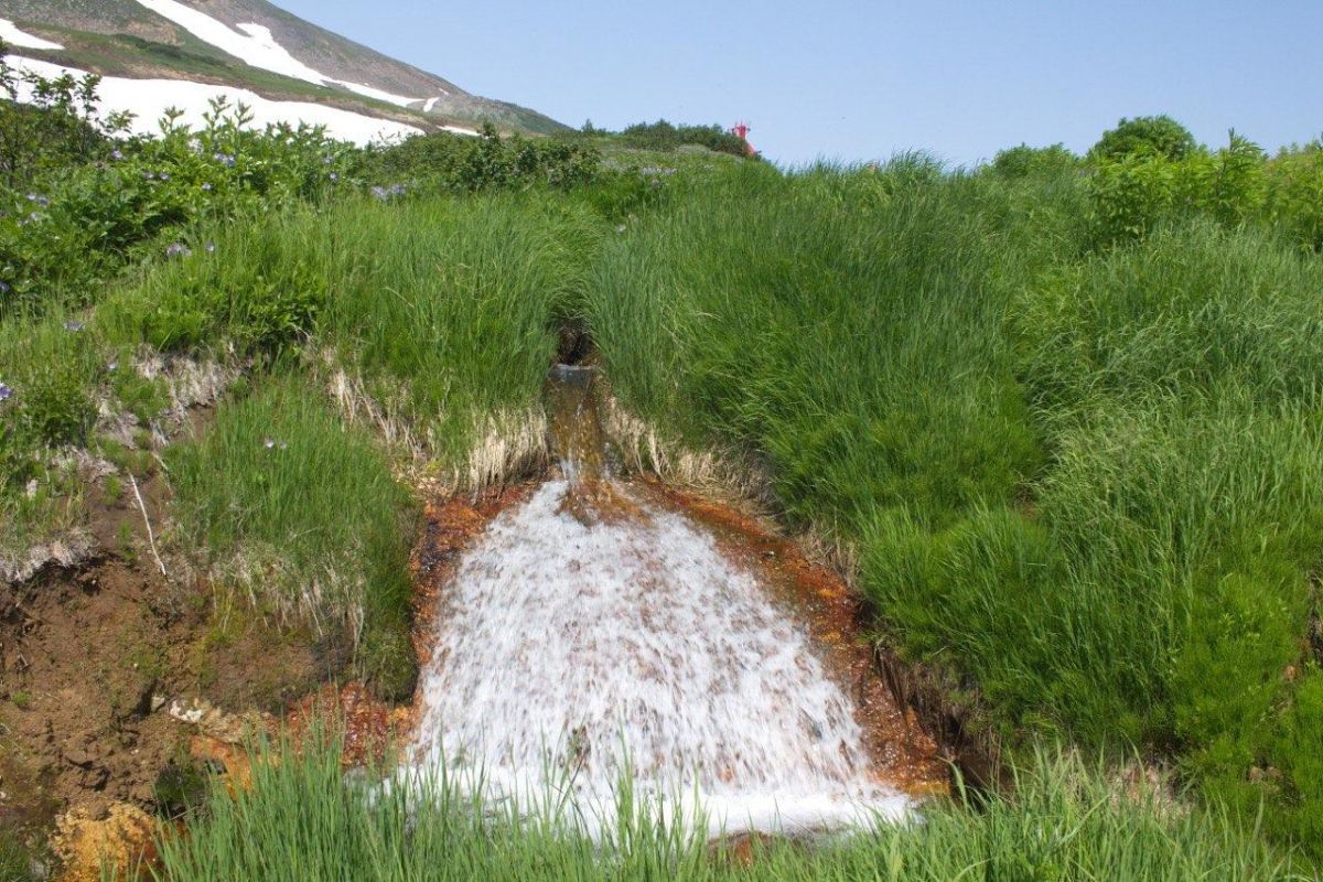 Джип-тур в «Малую Долину Гейзеров» (Дачные термальные источники) и водопад Спокойный