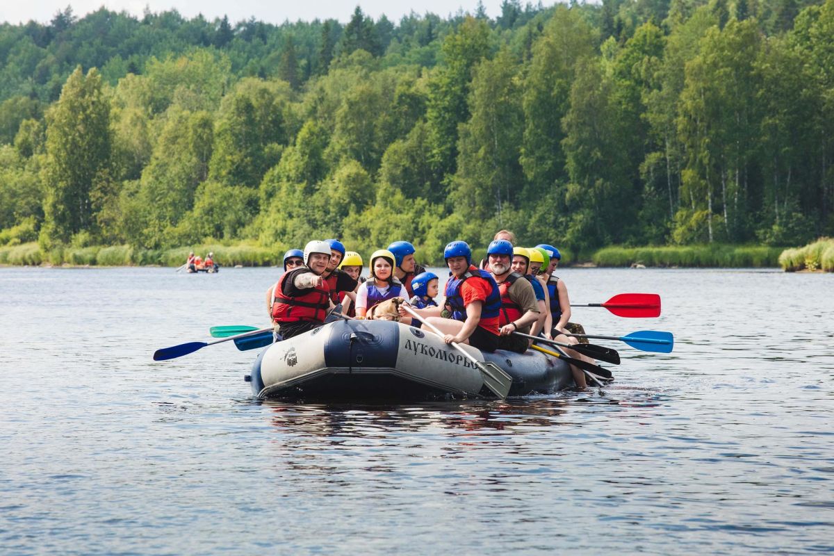 Сплав на рафтах по реке Шуя