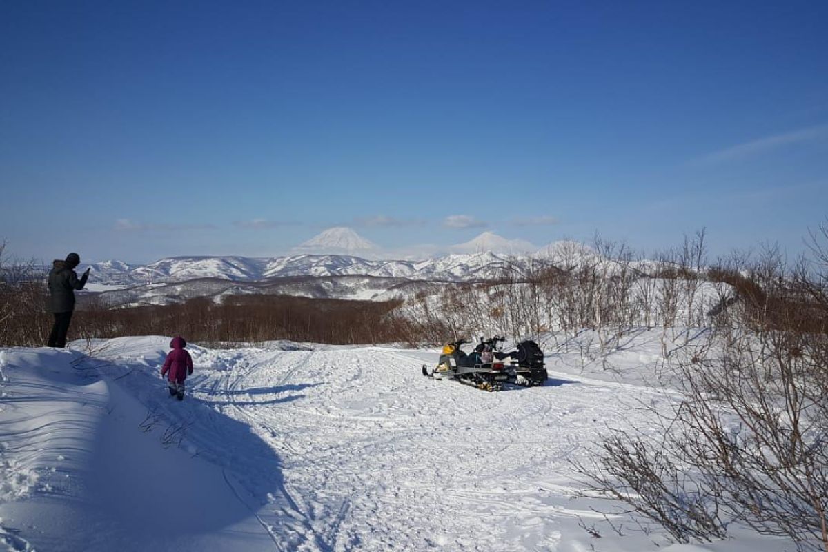 Вся мощь вулканов. Снегоходный тур повышенной комфортности