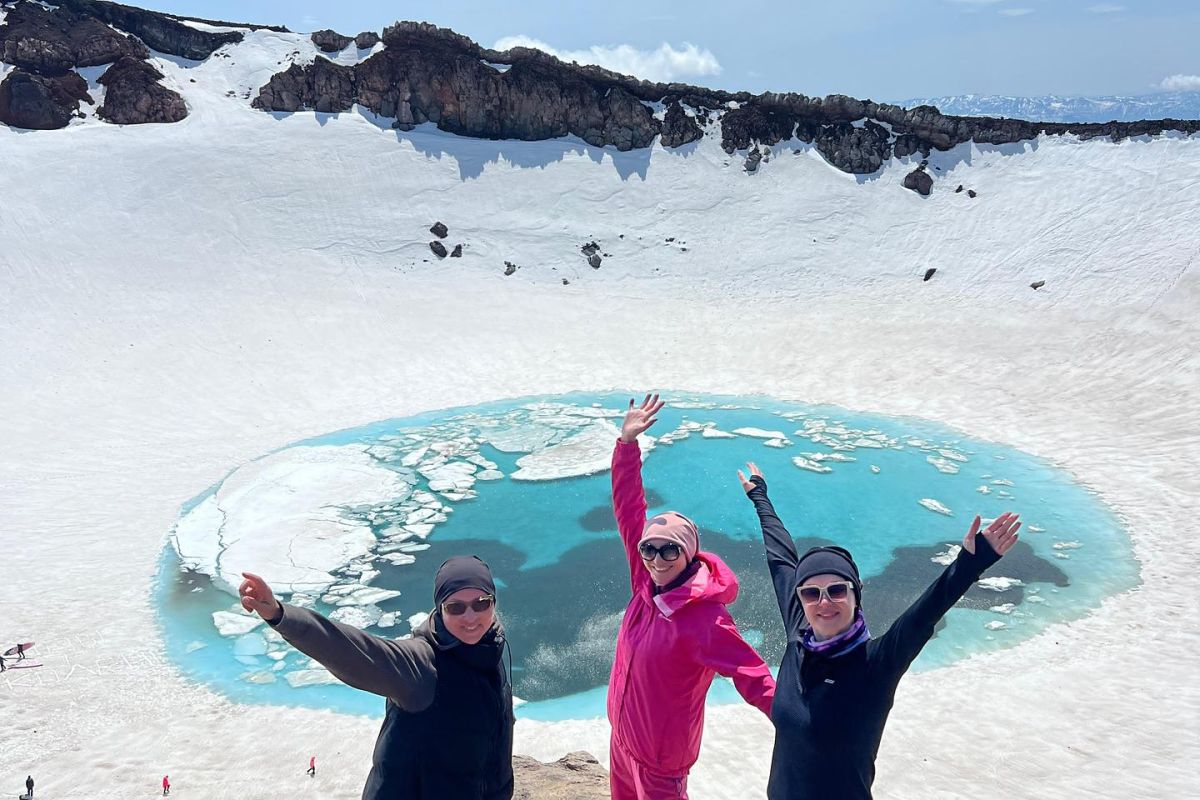 Восхождение на вулкан Горелый