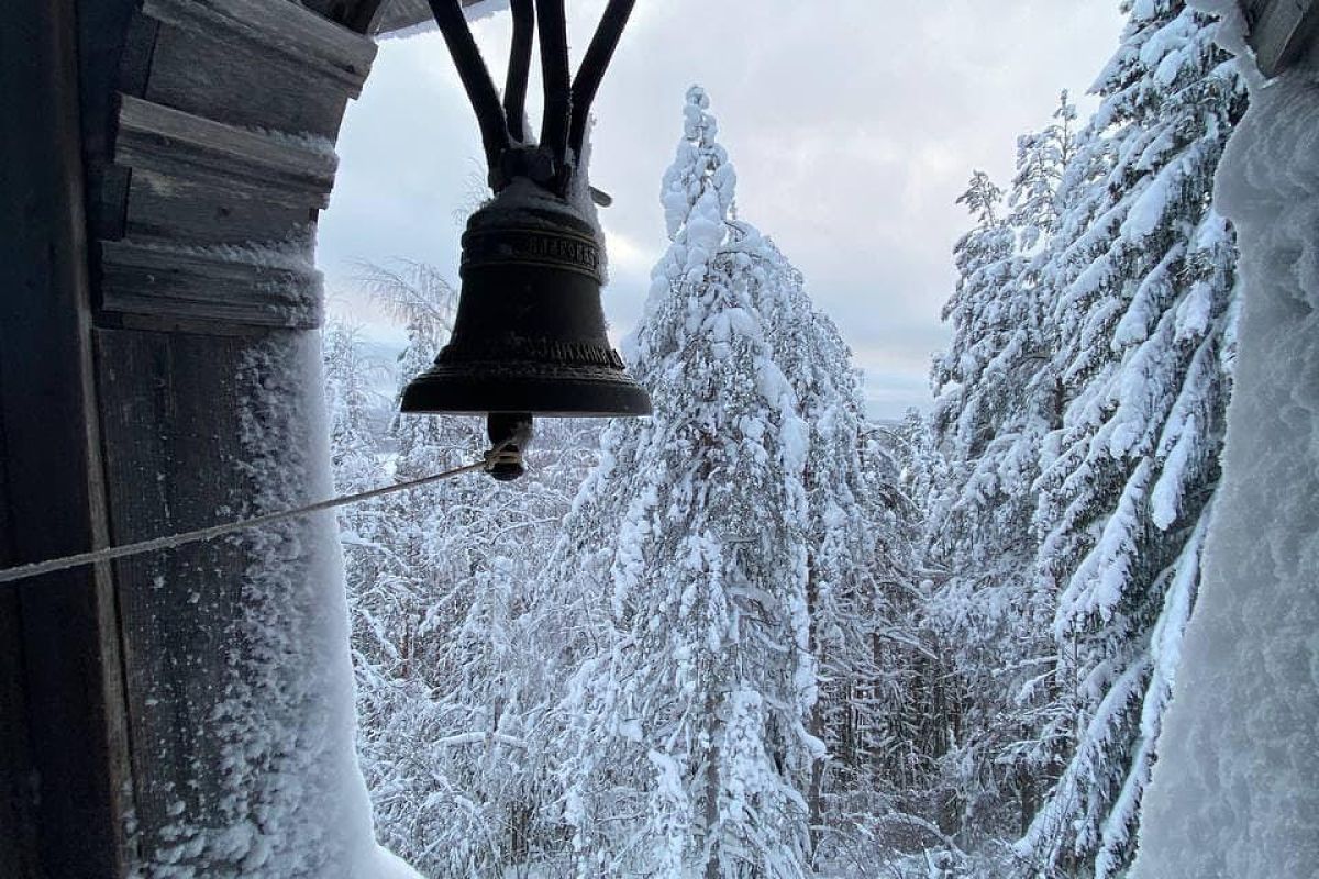 По заснеженному Лекшмозерью