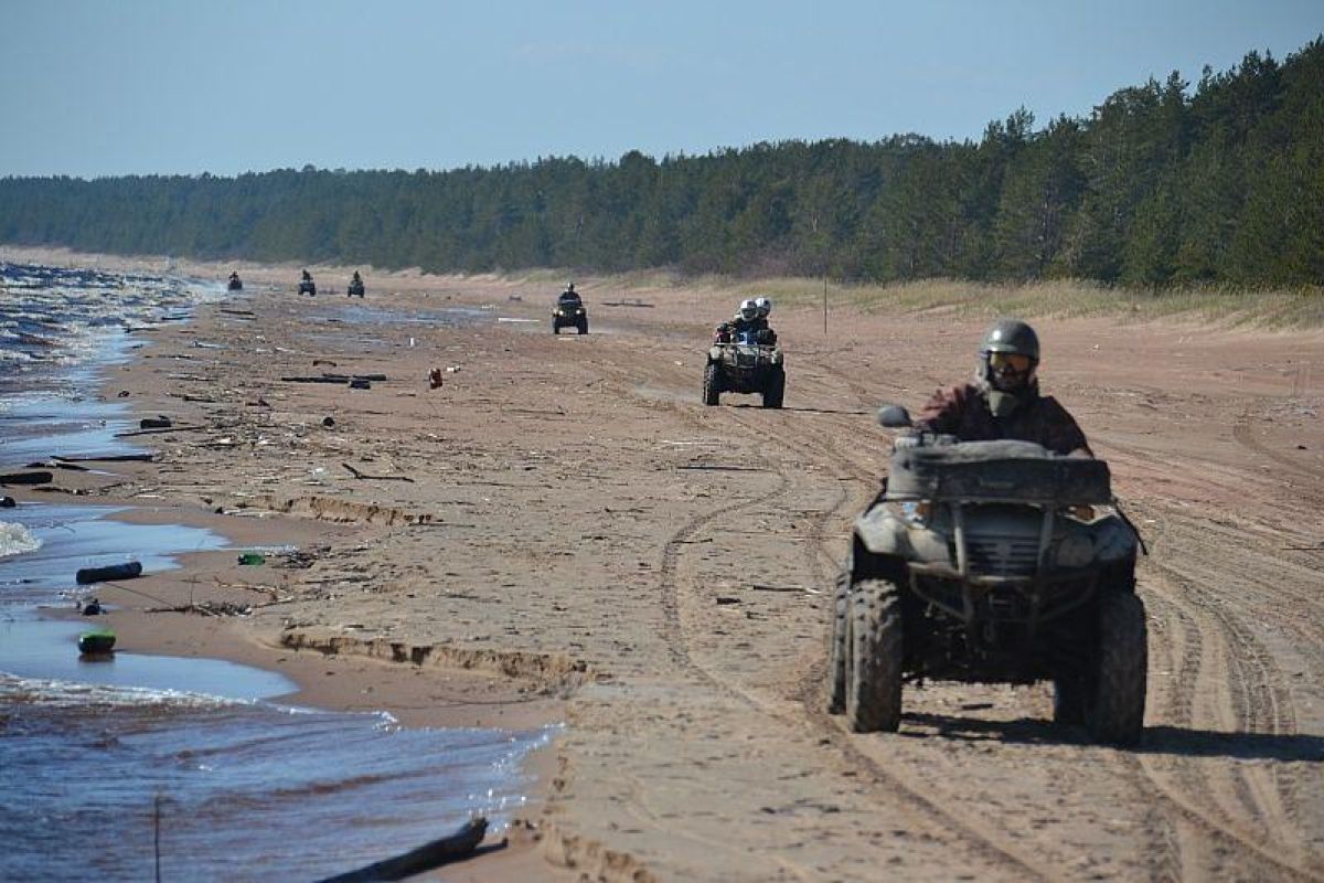 По озерам Карелии на квадроциклах