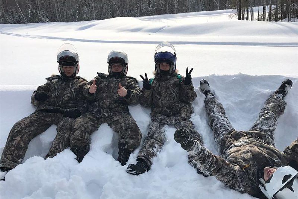 Кижские узоры. Снегоходный тур на Кижи.