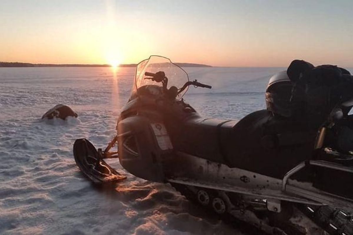 По озерам Карелии на снегоходах (6 часов)