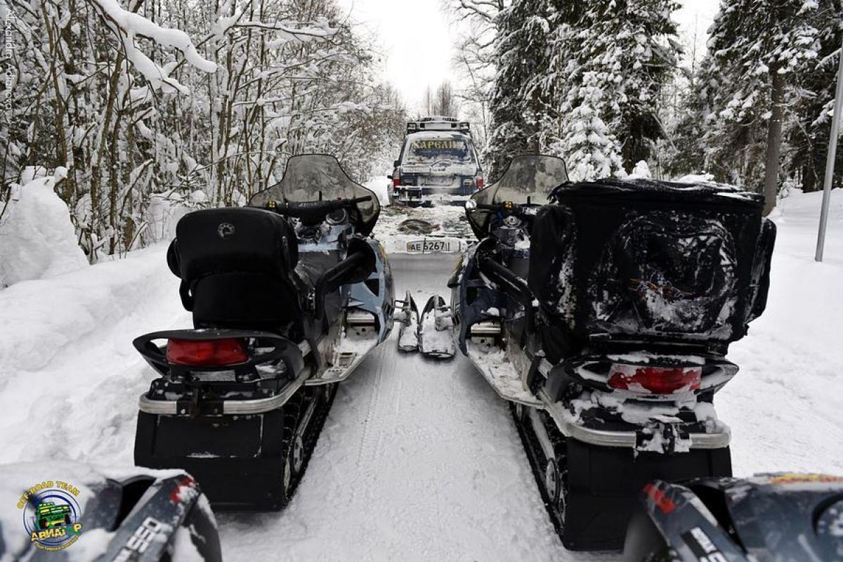 Кижские узоры. Снегоходный тур на Кижи.