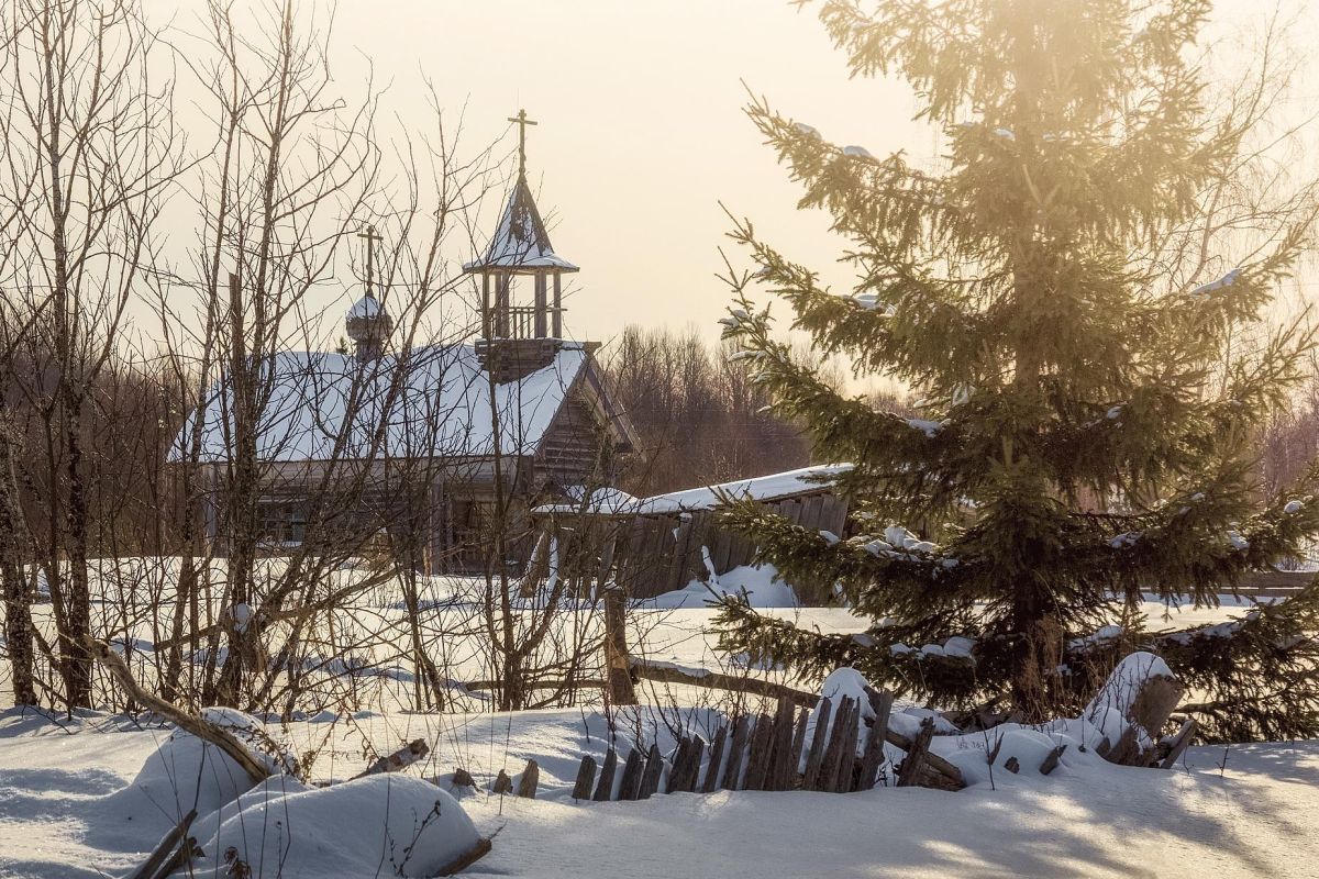 Кенозерье в апреле