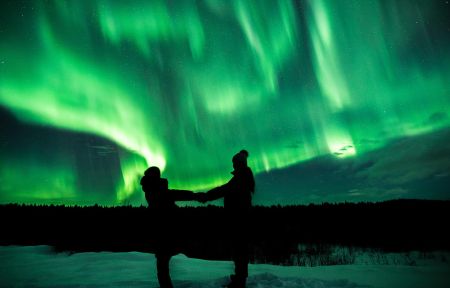 Охота на Северное сияние (зима)