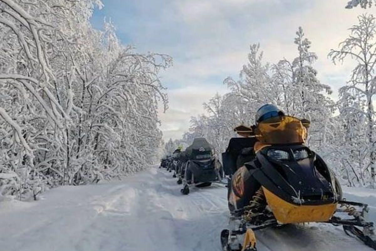 По озерам Карелии на снегоходах (6 часов)