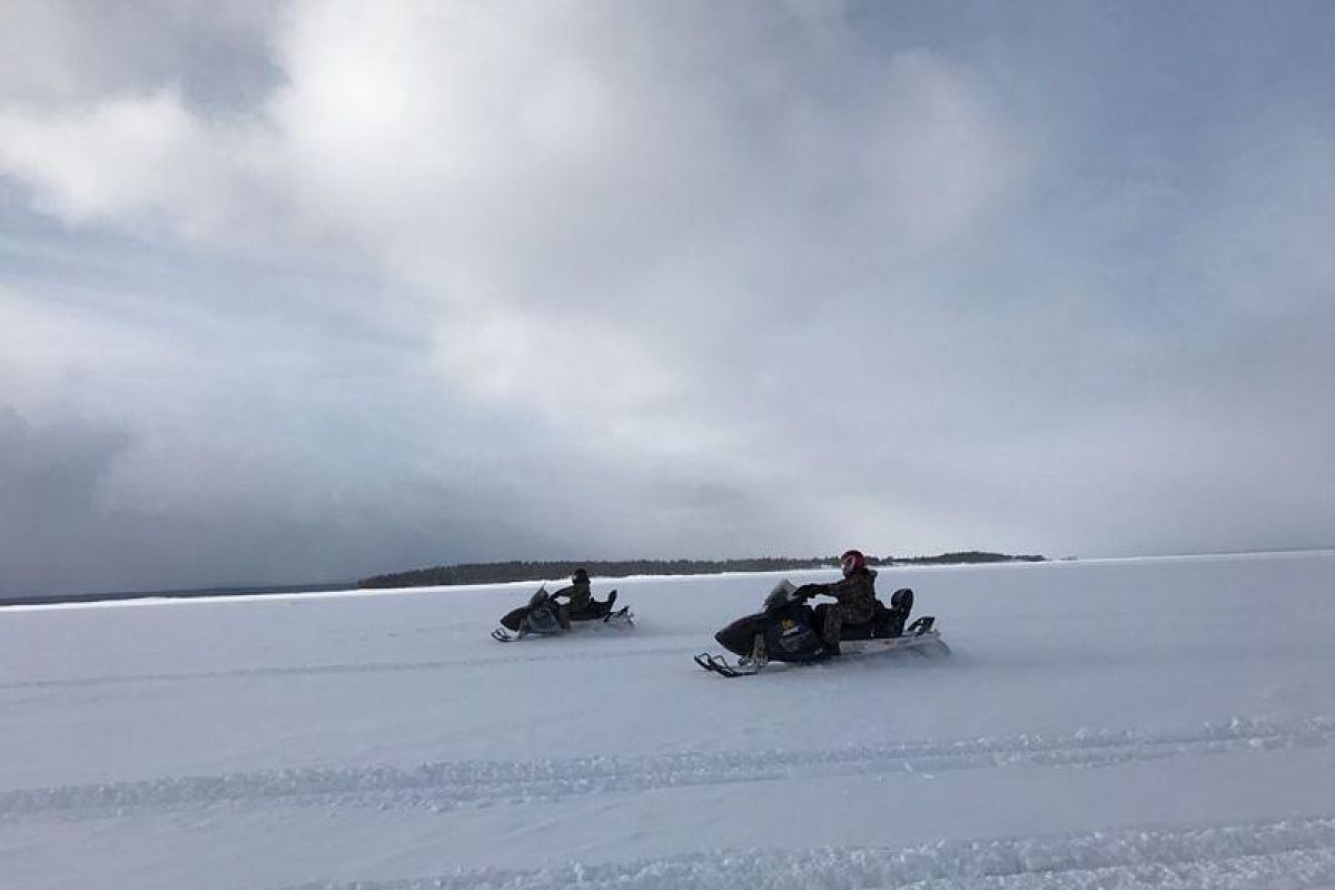 Кижские узоры. Снегоходный тур на Кижи.