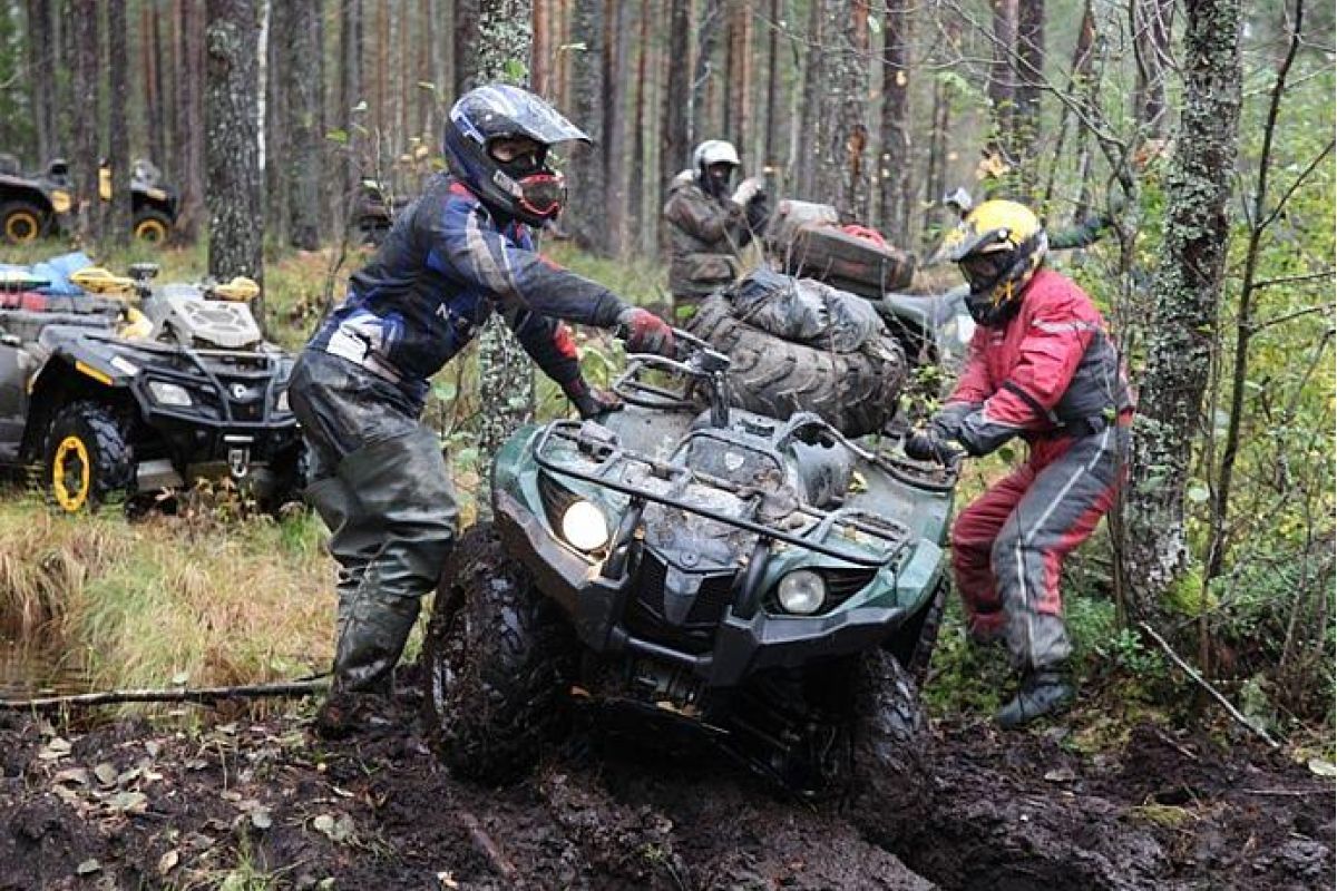 По озерам Карелии на квадроциклах