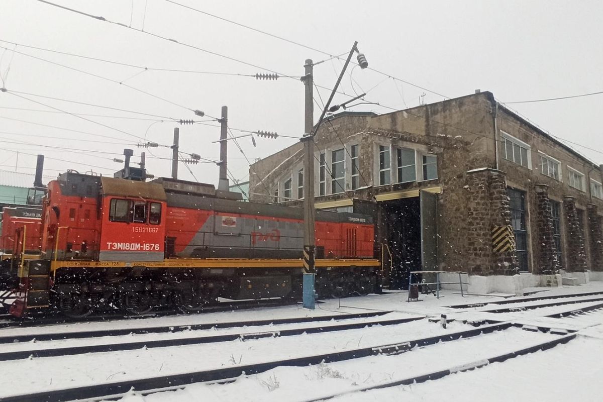 Экскурсия в Локомотивное депо Белогорск (Приамурье)