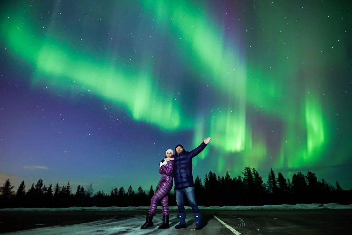 Охота на Северное сияние (зима)