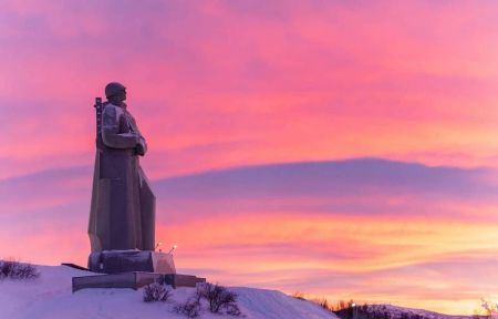 Панорамный Мурманск (зима)