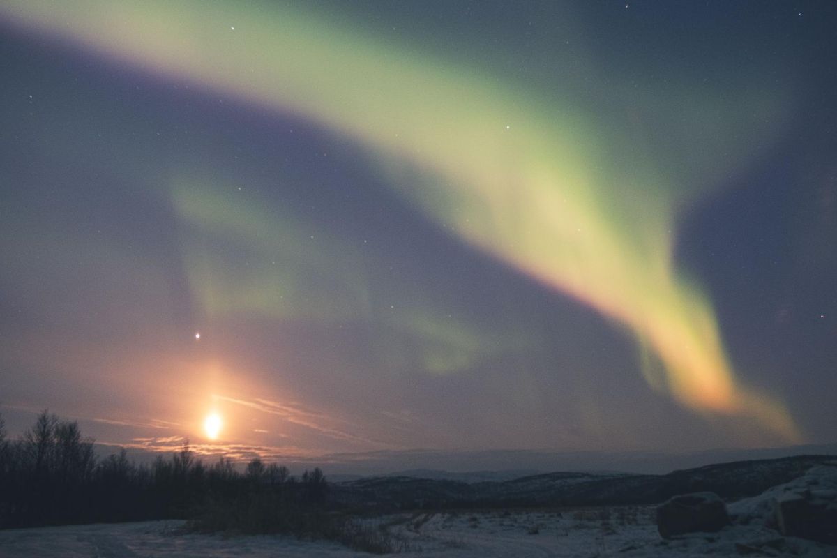 Охота за северным сиянием (Мурманск)