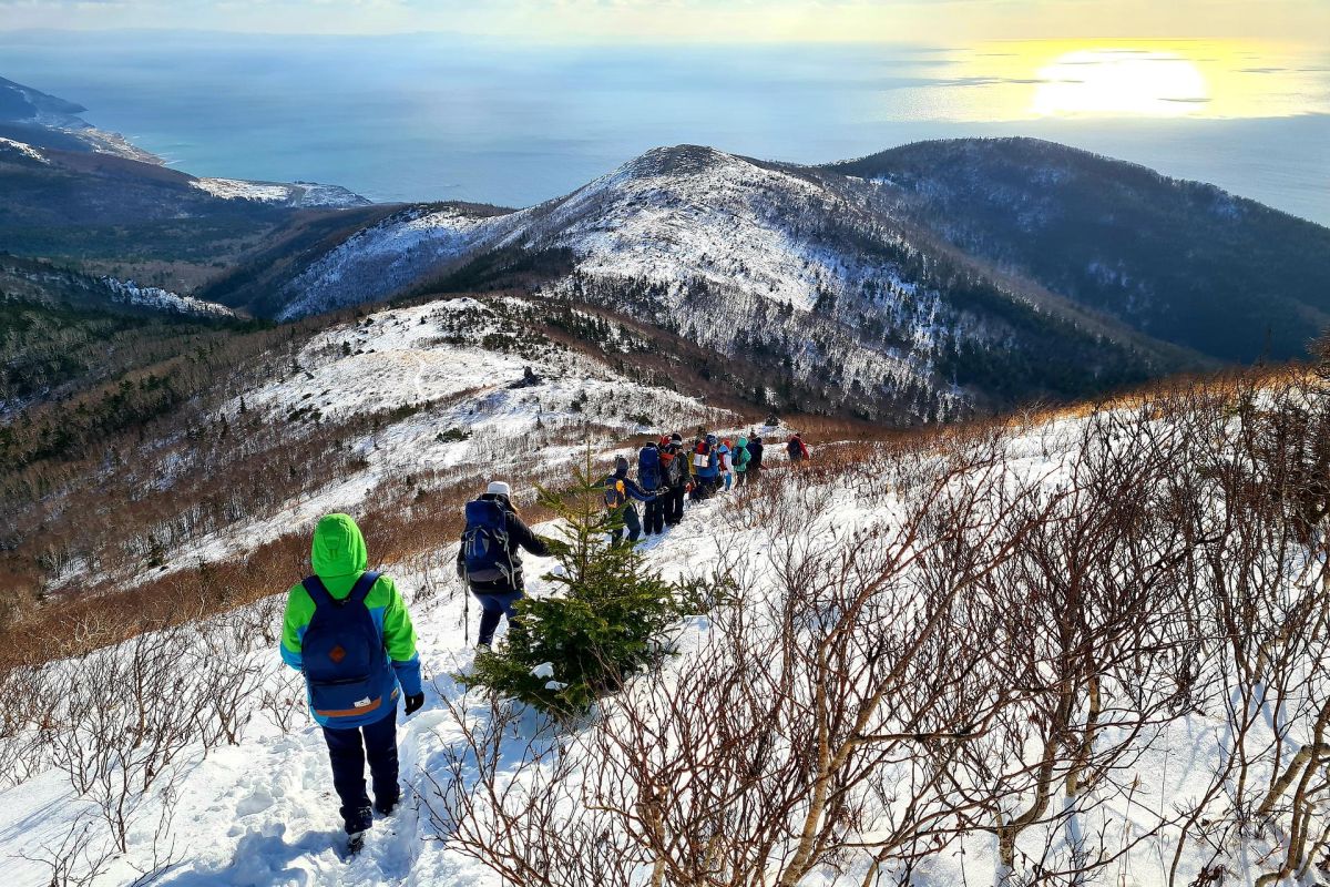 Гора Юнона (Сахалин) –экскурсия на снегоступах