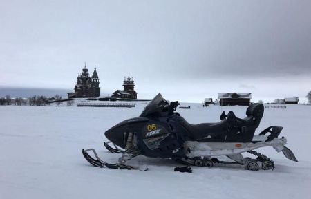 Кижские узоры. Снегоходный тур на Кижи.