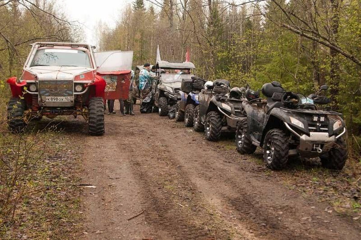 По озерам Карелии на квадроциклах