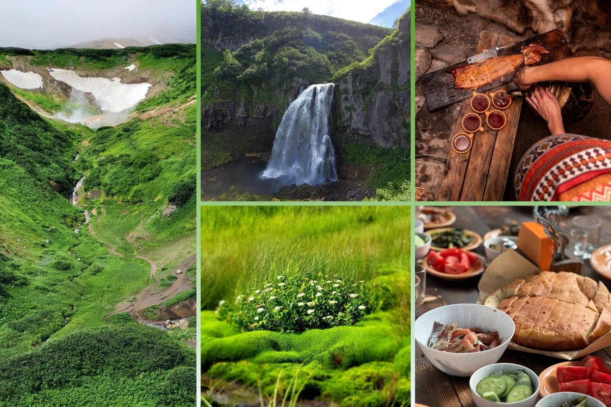 Джип-тур в «Малую Долину Гейзеров» и к водопаду Спокойный +Гастрономическая экскурсия