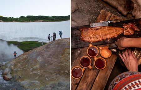 Джип-тур в «Малую Долину Гейзеров» и к водопаду Спокойный +Гастрономическая экскурсия