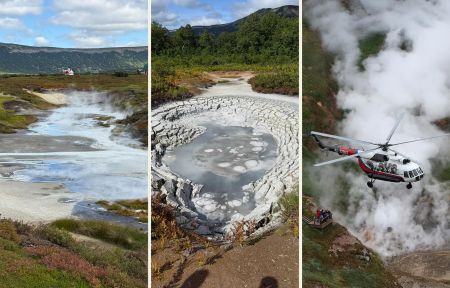 Долина гейзеров – Узон – Налычево (на вертолете)