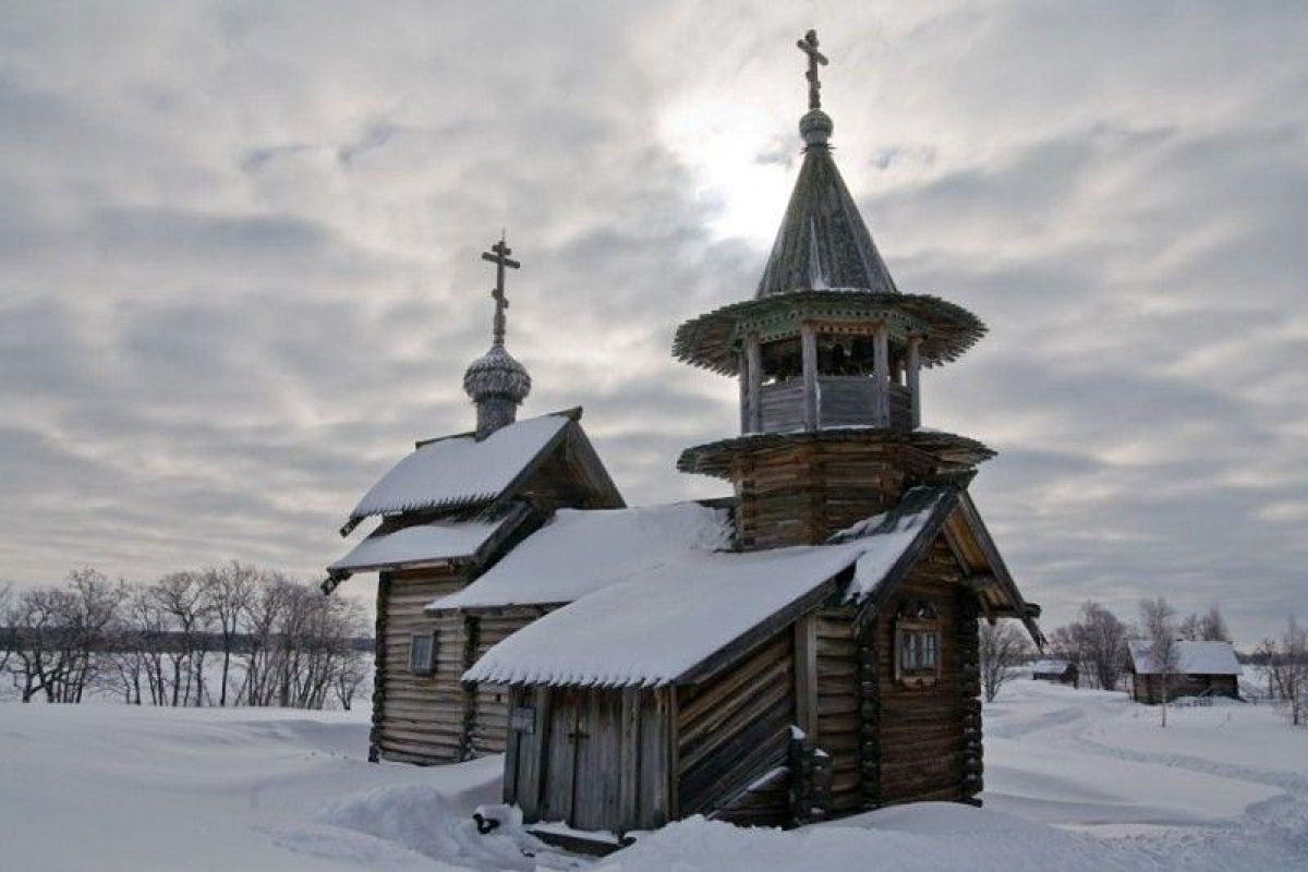 Кижские узоры. Снегоходный тур на Кижи.