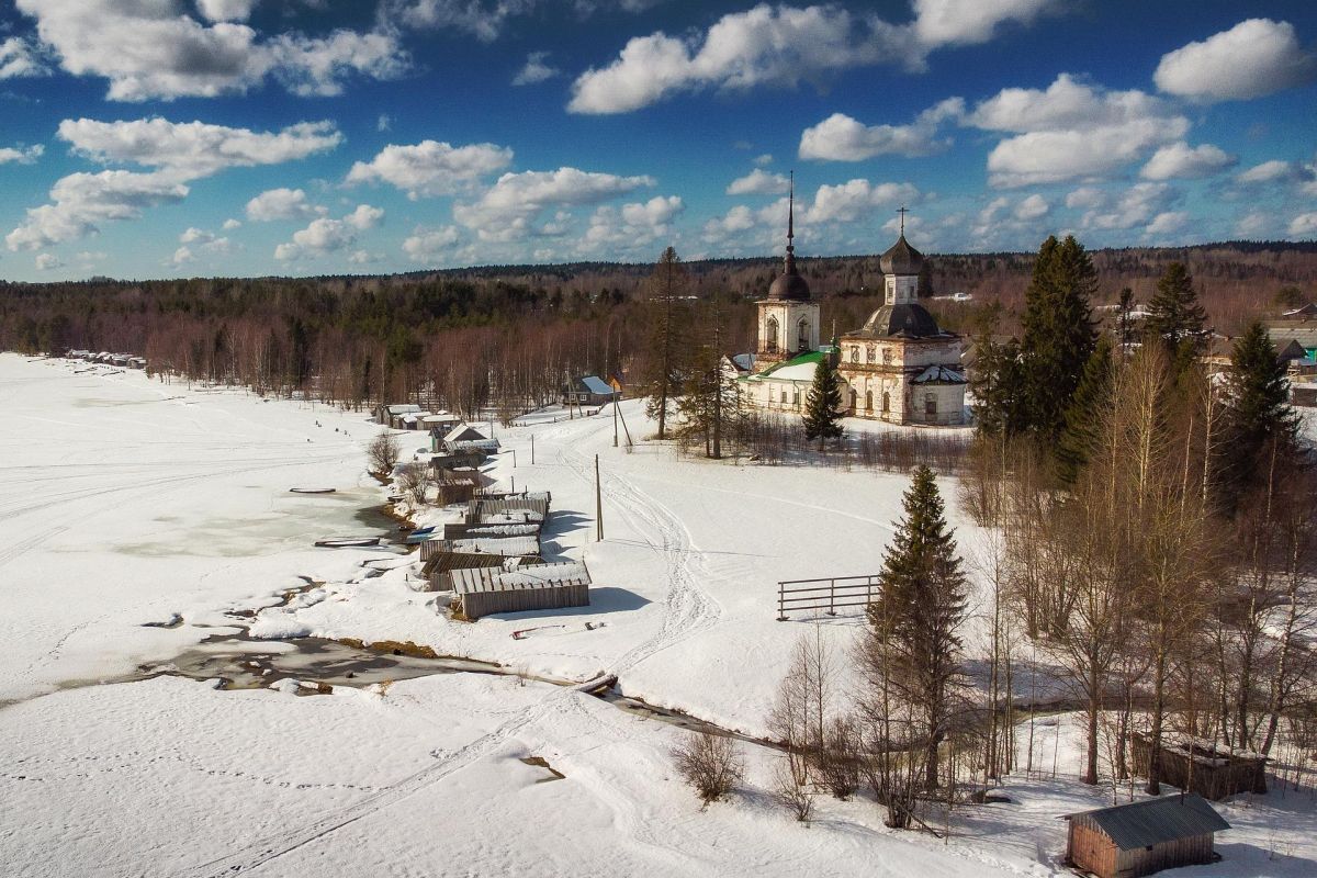 Кенозерье в апреле