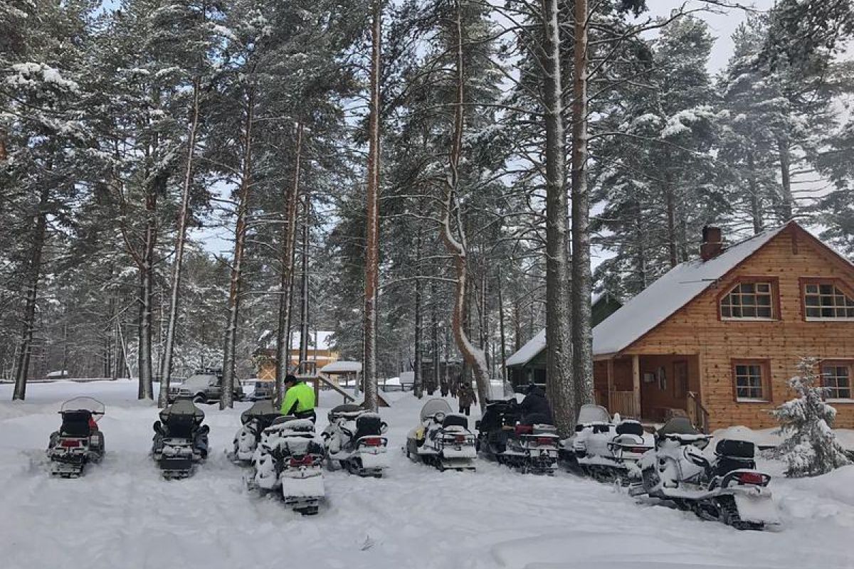 Кижские узоры. Снегоходный тур на Кижи.