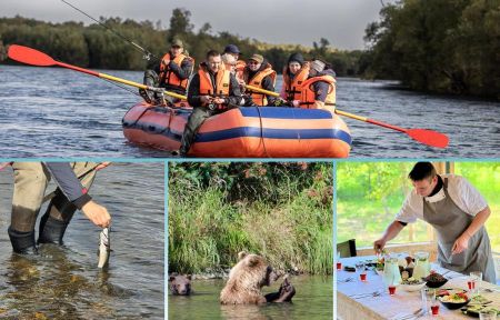 Сплав на рафтах по реке Быстрая, рыбалка, + Малкинские горячие источники (1 день)
