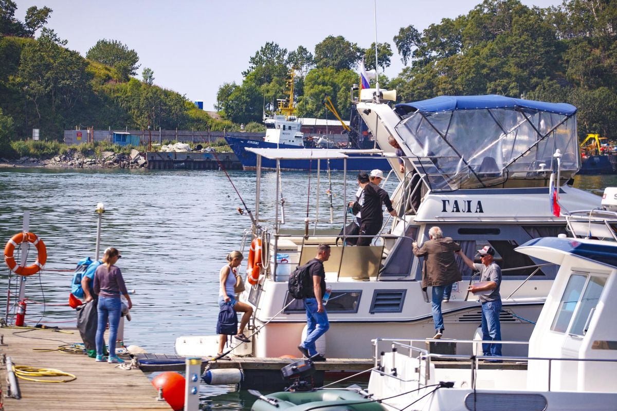Морская прогулка к острову Старичков