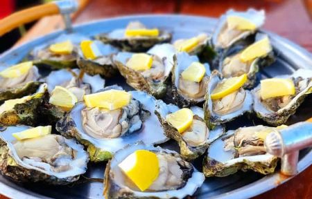 Озеро Буссе. Ловля устриц (Сахалин)