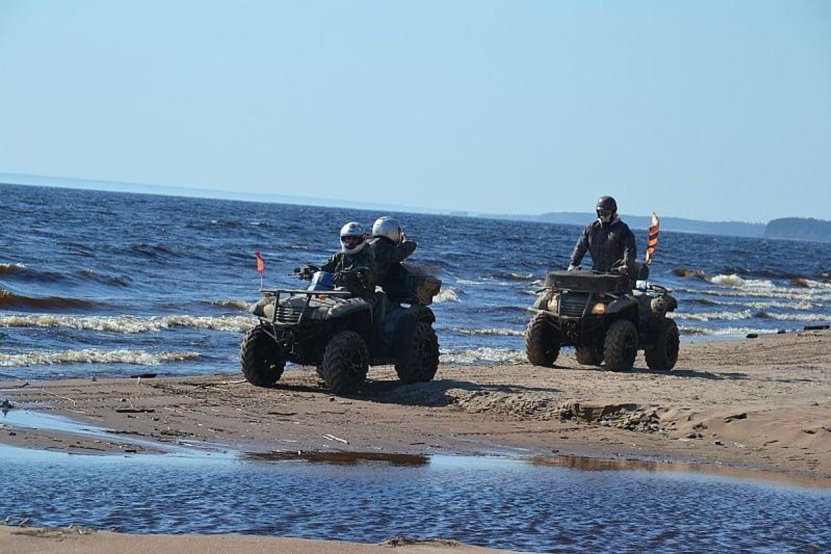 По озерам Карелии на квадроциклах