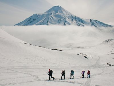 Неделя скитура на Камчатке
