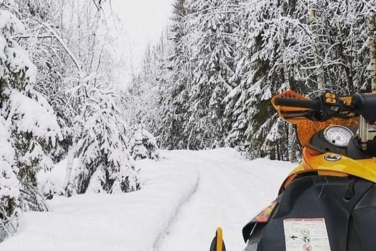 По озерам Карелии на снегоходах (6 часов)