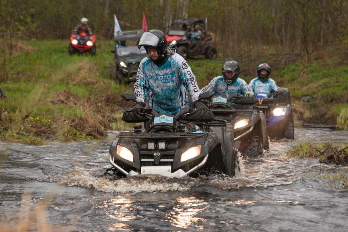 По озерам Карелии на квадроциклах