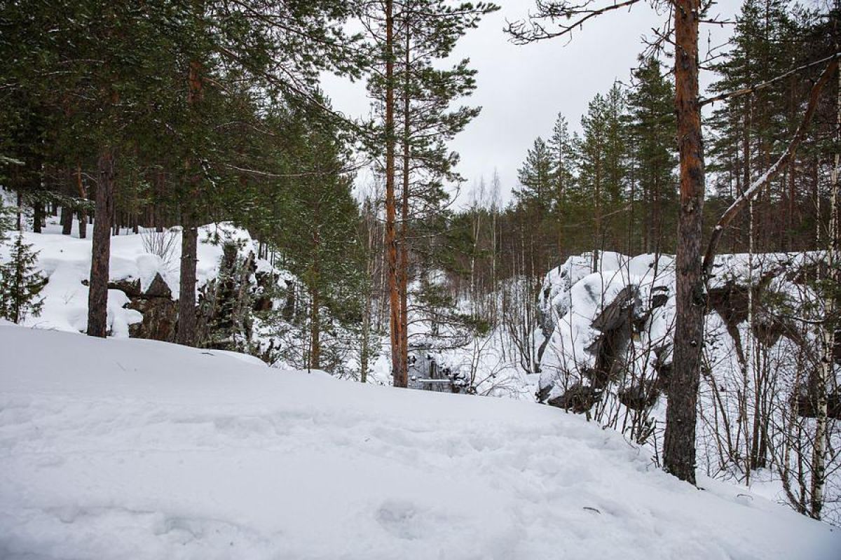 Путешествие на снегоходах на Вулкан Гирвас