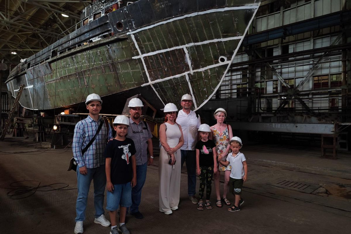 Экскурсия на Судостроительный завод в Приамурье