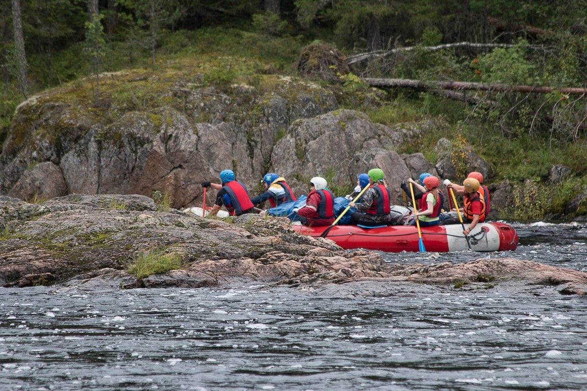 Сплав по реке Шуя (Карелия)