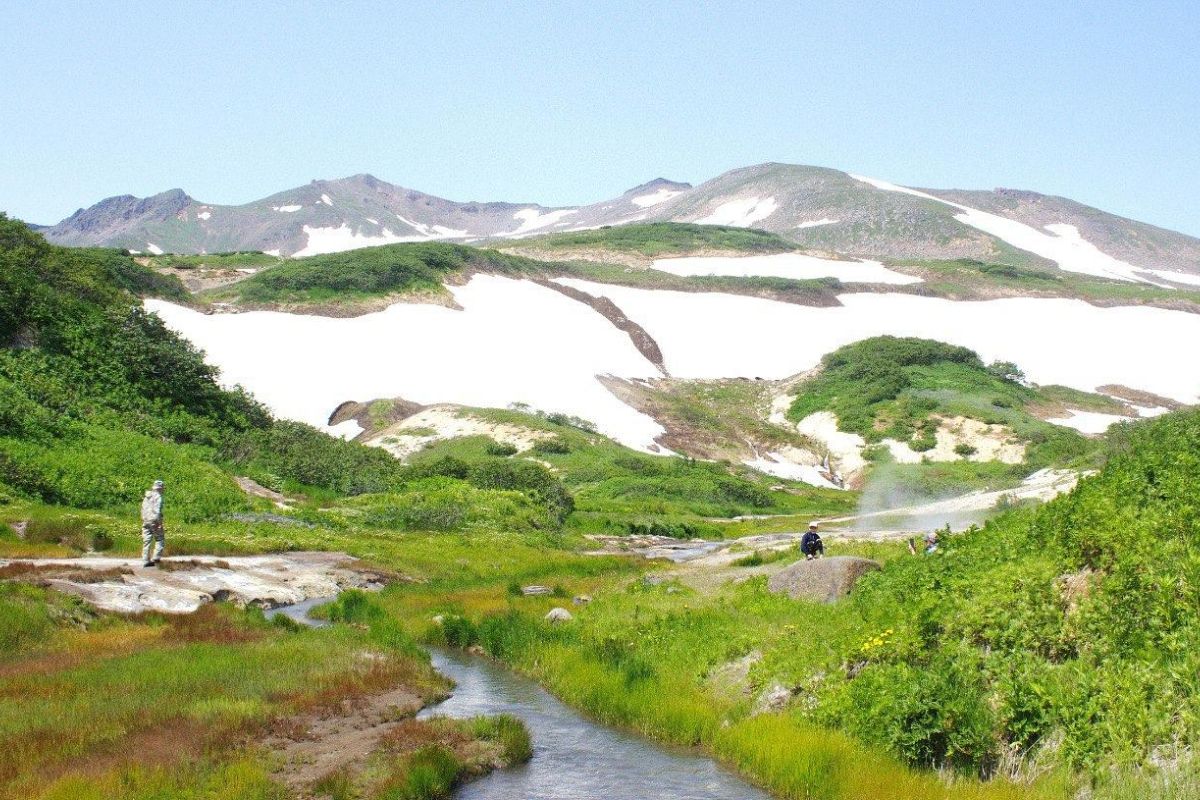 Джип-тур в «Малую Долину Гейзеров» (Дачные термальные источники) и водопад Спокойный