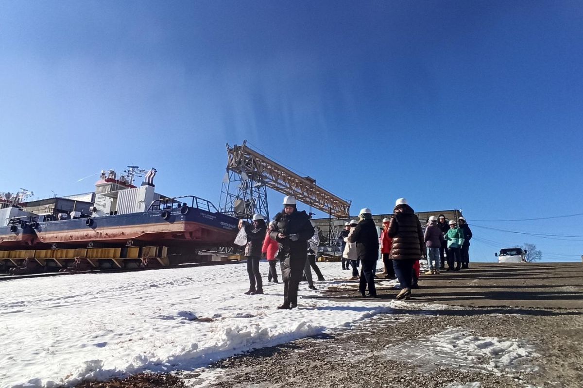 Экскурсия на Судостроительный завод в Приамурье