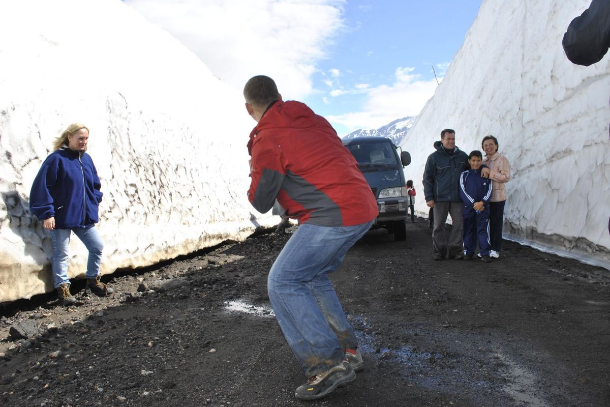 Дачные термальные источники (Мини долина гейзеров), джип-тур