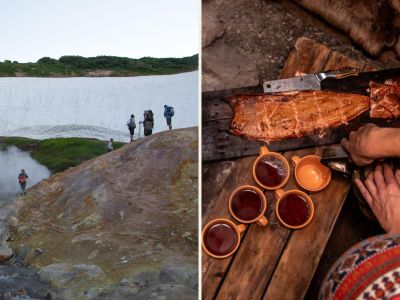 Джип-тур в «Малую Долину Гейзеров» и к водопаду Спокойный +Гастрономическая экскурсия