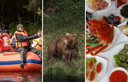 Сплав на рафтах по реке Быстрая, рыбалка, + Малкинские горячие источники (1 день)