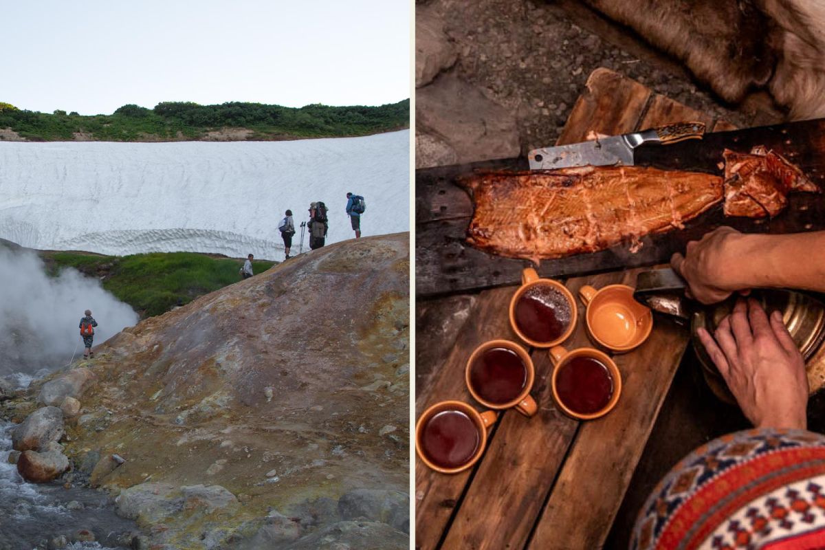 Джип-тур в «Малую Долину Гейзеров» и к водопаду Спокойный +Гастрономическая экскурсия